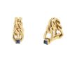 Cartier  pair of cufflinks in yellow gold and sapphire - 00pp thumbnail