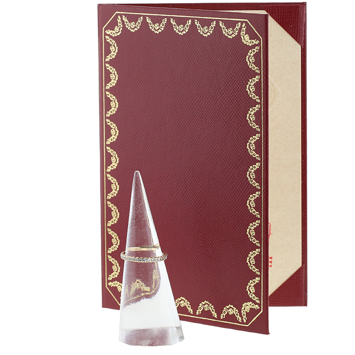 Alianza Cartier Etincelle de oro rosa y diamantes - Detail D2