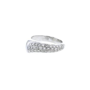 Anello Chaumet  in oro bianco e diamanti