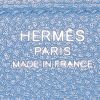 Borsa Hermès  Birkin 25 cm in pelle taurillon clemence blu Zellige e arancione Capucine - Detail D3 thumbnail
