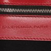 Pochette Balenciaga  City en cuir rouge - Detail D3 thumbnail