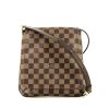 Louis Vuitton  Musette shoulder bag  in damier canvas  and brown leather - 360 thumbnail