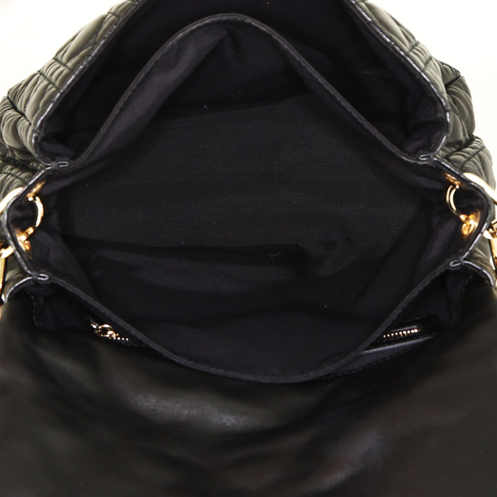 Sac à main Dior  Promenade en cuir cannage noir - Detail D2