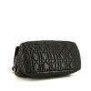 Dior  Promenade handbag  in black leather cannage - Detail D4 thumbnail