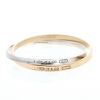 Bracciale a cerchio Tiffany & Co 1837 in oro rosa e argento - 360 thumbnail