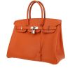 Borsa Hermès  Birkin 35 cm in pelle Epsom arancione - 00pp thumbnail