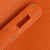 Hermès  Birkin 35 cm handbag  in orange epsom leather - Detail D4 thumbnail