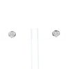 Paire de puces d'oreilles Cartier  en or blanc et diamants - 360 thumbnail
