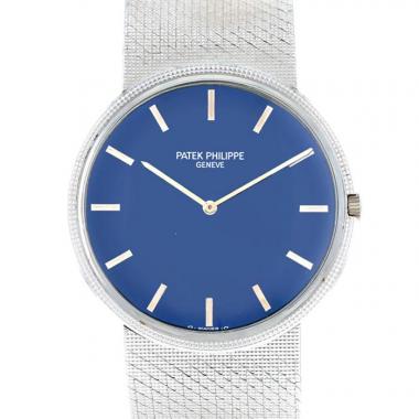 Montre Patek Philippe Calatrava Clous De Paris en or blanc Ref: Patek Philippe - 3588  Vers 1970