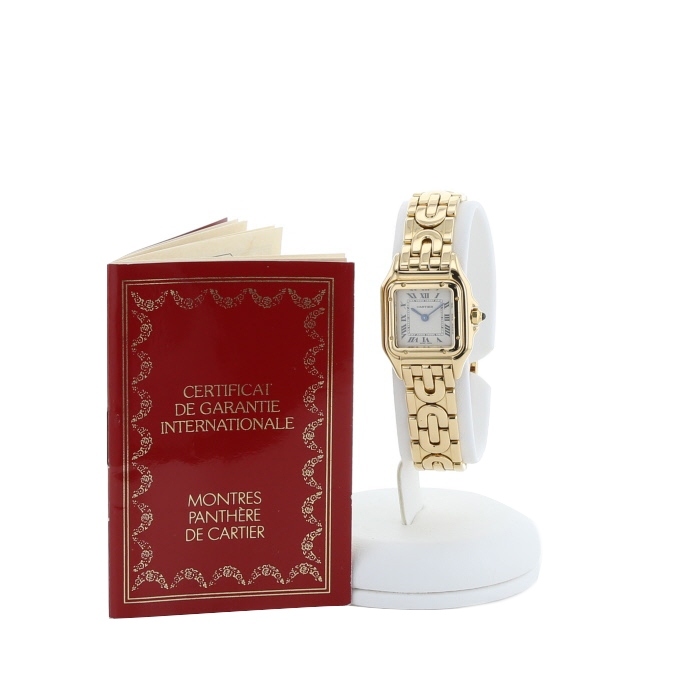 Reloj Cartier Panthère de oro amarillo Ref: 1070  Circa 1995 - Detail D2