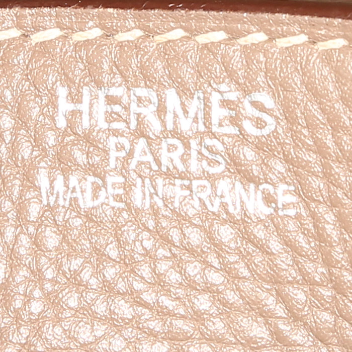 Borsa Hermès  Birkin 35 cm in pelle togo etoupe - Detail D3