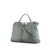 Fendi  Peekaboo handbag  in grey blue leather - 00pp thumbnail