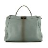 Fendi  Peekaboo handbag  in grey blue leather - 360 thumbnail