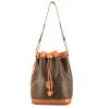 Celine  Vintage handbag  in brown monogram canvas  and natural leather - 360 thumbnail