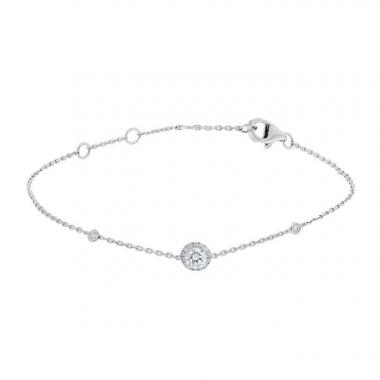 Bracciale Messika Joy in oro bianco e diamanti