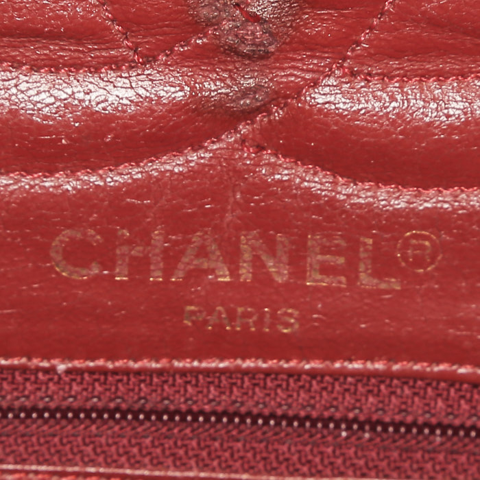 Borsa Chanel  Vintage in pelle trapuntata nera - Detail D4
