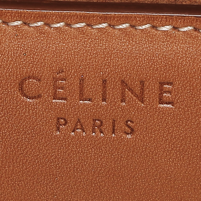 Celine  Classic Box shoulder bag  natural leather - Detail D3