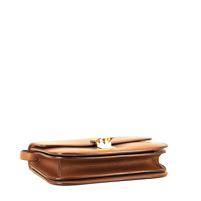Celine  Classic Box shoulder bag  natural leather - Detail D4
