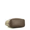 Bolso de mano Gucci   en tejido "sûpreme GG" beige y cuero granulado marrón - Detail D4 thumbnail