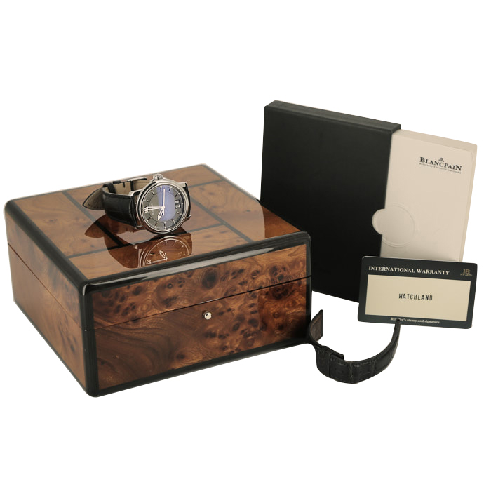 Orologio Blancpain Leman - Big Date in acciaio Ref: Blancpain - 2850  Circa 2006 - Detail D2