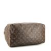 Bolso de mano Louis Vuitton  Speedy 35 en lona Monogram marrón y cuero natural - Detail D4 thumbnail