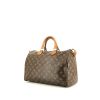 Louis Vuitton  Speedy 35 handbag  monogram canvas  and natural leather - 00pp thumbnail