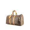 Louis Vuitton  Keepall 45 travel bag  in brown monogram canvas  and natural leather - 00pp thumbnail