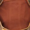 Borsa da viaggio Louis Vuitton  Keepall 45 in tela monogram marrone e pelle naturale - Detail D2 thumbnail