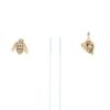 Paire de boucles d'oreilles Dior Pré Catelan en or rose et diamants - 360 thumbnail