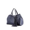Gucci   handbag  in navy blue leather - 00pp thumbnail