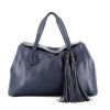 Gucci   handbag  in navy blue leather - 360 thumbnail