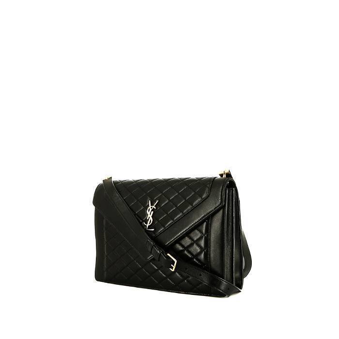 Saint Laurent   handbag  in black quilted leather - 00pp