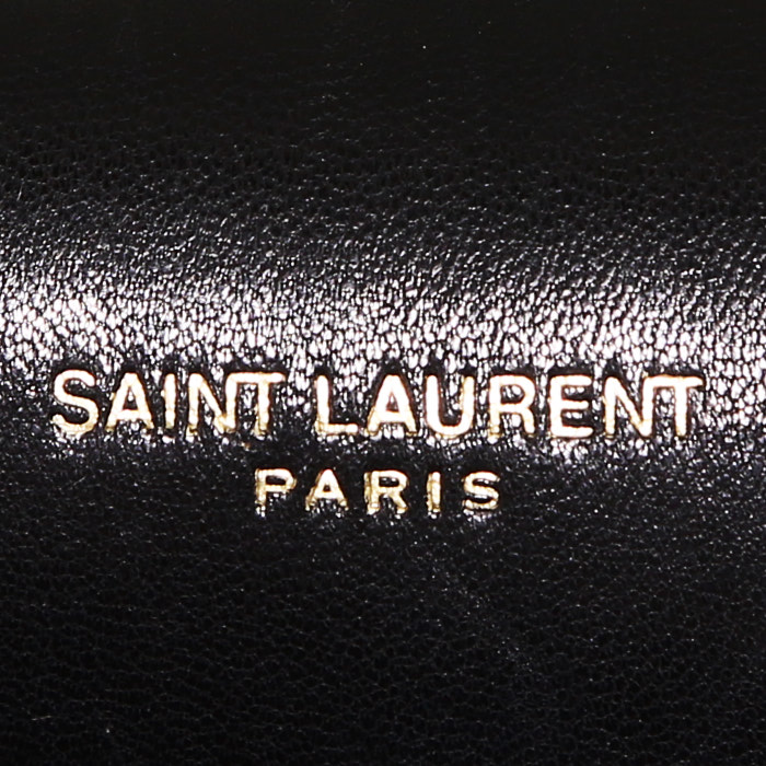 Sac à main Saint Laurent  Gaby en cuir matelassé noir - Detail D3