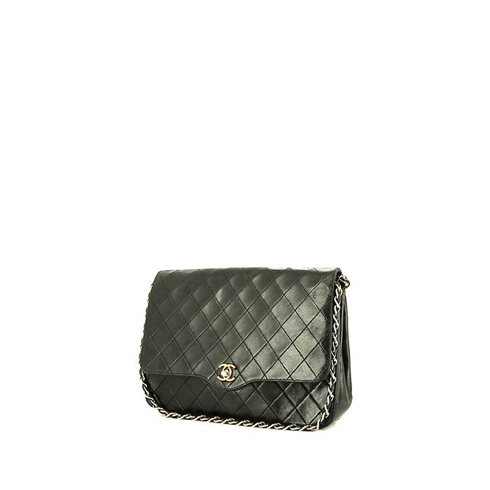 Borsa Chanel  Vintage in pelle trapuntata nera