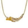 Fred  necklace in yellow gold and diamonds - 00pp thumbnail