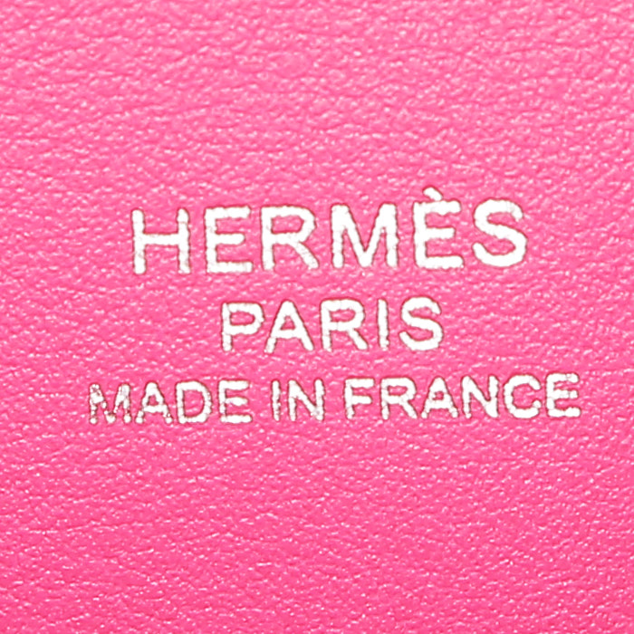 Sac à main Hermès  Bolide en cuir epsom rose - Detail D4