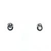 Paire de boucles d'oreilles Dinh Van Menottes R7,5 en or blanc et diamants - 360 thumbnail