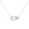 Fred Chance Infinie medium model necklace in white gold and diamonds - 00pp thumbnail