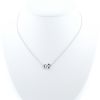 Fred Chance Infinie medium model necklace in white gold and diamonds - 360 thumbnail