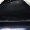 Bolso de mano Hermès  Kelly 32 cm en lona beige y cuero box azul marino - Detail D3 thumbnail