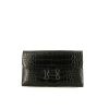 Hermès  Constance wallet  in black alligator - 360 thumbnail