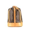 Bolso para llevar al hombro Louis Vuitton  Randonnée en lona Monogram y cuero natural - 360 thumbnail