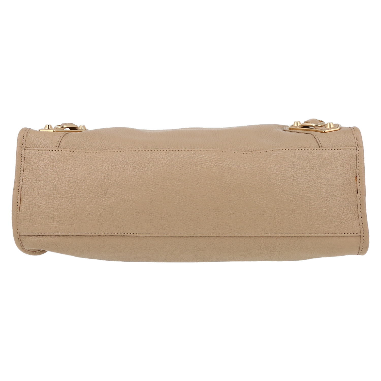 Bolso de mano Balenciaga  City en cuero beige - Detail D4