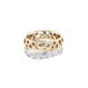 Pomellato Milano ring in pink gold, white gold and diamonds - 00pp thumbnail