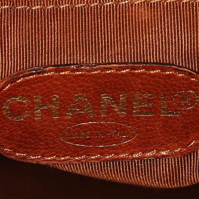 Bolso de mano Chanel   en cuero marrón - Detail D3