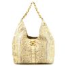 Chanel   handbag  in beige python - 360 thumbnail