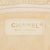 Chanel   handbag  in beige canvas  and natural leather - Detail D3 thumbnail