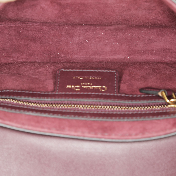 Borsa a tracolla Dior  D-Fence in pelle bordeaux - Detail D3