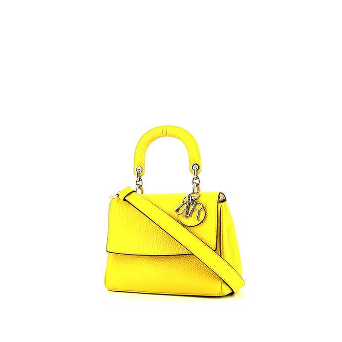 Be Handbag In Yellow Leather
