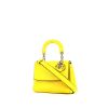 Bolso de mano Dior  Be Dior en cuero amarillo - 00pp thumbnail